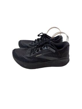 Brooks Mens 9 Black Ghost Max Running Shoes Lightweight Athletic Sneakers